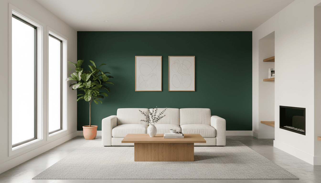 Living room painting transformation