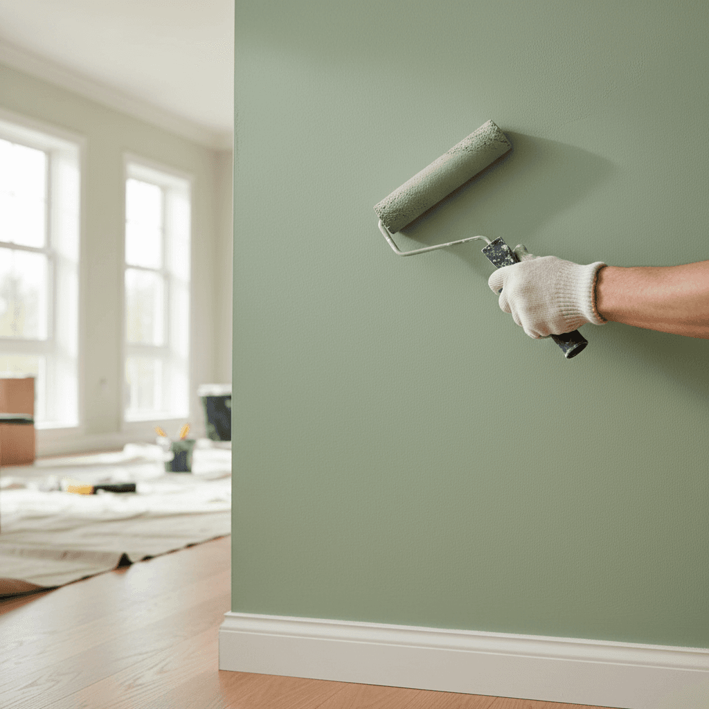 Interior painting service with professional painter
